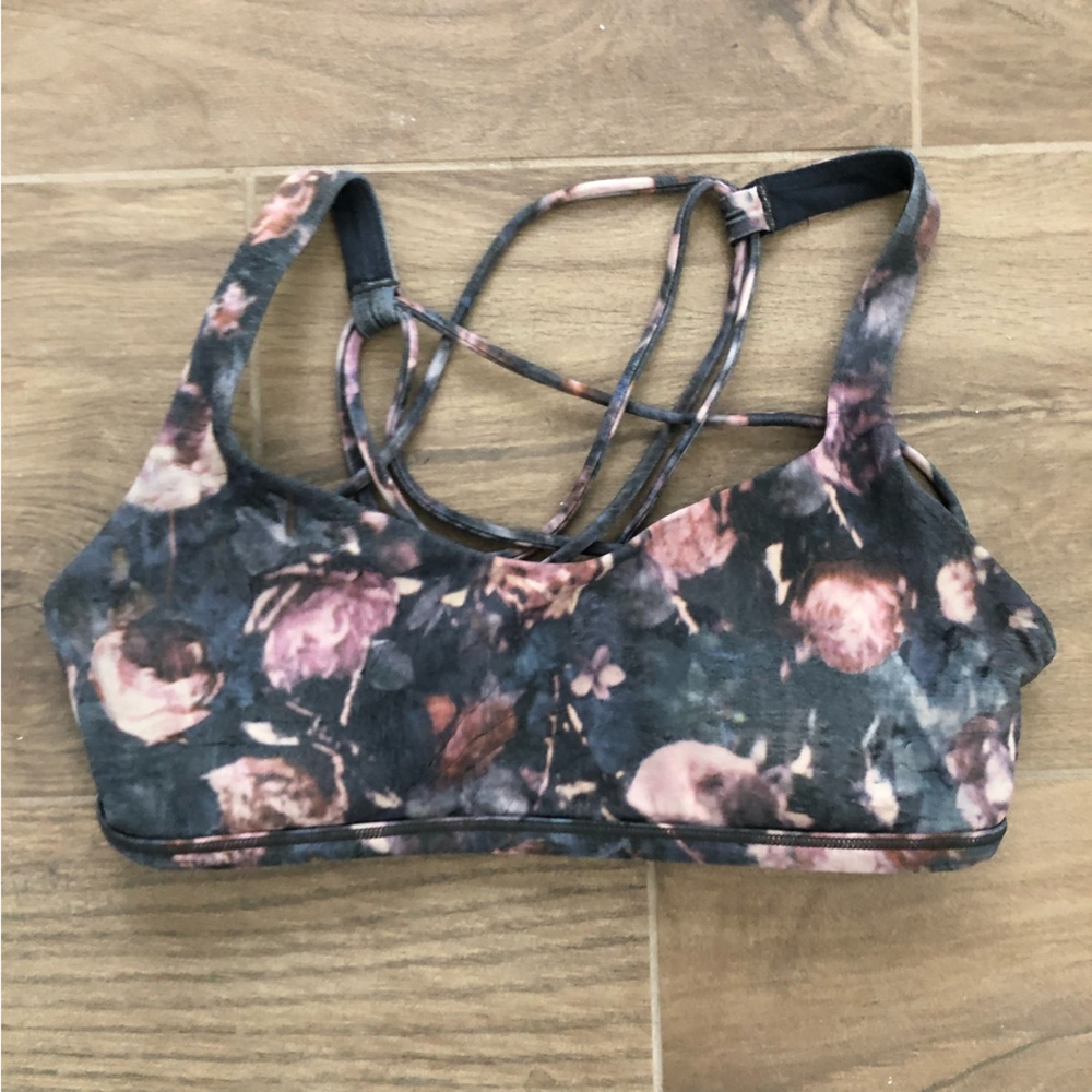 Lululemon Floral Sports Bra Size 6